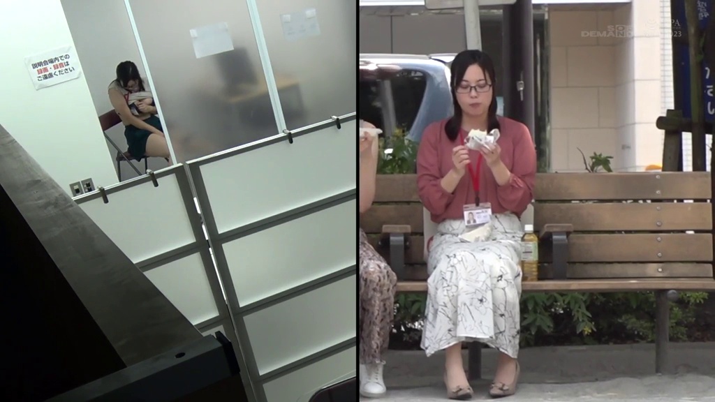 【野末舞香】空き会議室でサッとオナって気分転換する地味顔OL